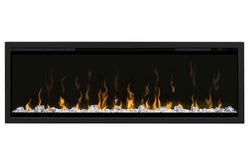 Dimplex 50" Ignite Frameless Electric Fireplace, wall-mounted with multi-color flame effect and remote control – Keans
