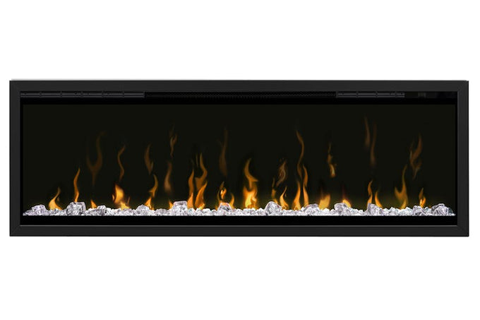 Dimplex 50" Ignite Frameless Electric Fireplace, wall-mounted with multi-color flame effect and remote control – Keans