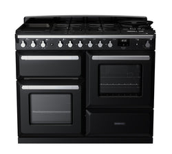 Rangemaster Dual Fuel Estel Deluxe 110cm Chrome Trim Keans Claremorris