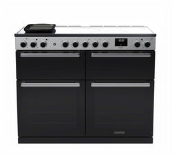 Rangemaster Edge Delux Induction 110cm Black with Slow Cook Oven Keans Claremorris