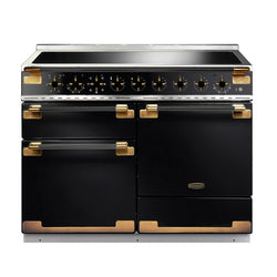 Rangemaster Elise 110cm Induction Black Edition Antique Brass Trim Keans Claremorris