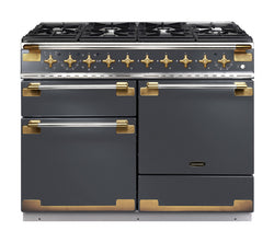 Rangemaster Elise Luxe 110cm Dual Fuel Antique Brass Keans Claremorris