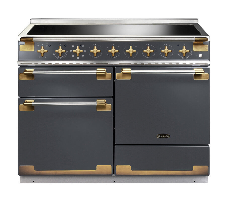 Rangemaster Elise Luxe 110cm Induction Antique Brass Trim Keans Claremorris