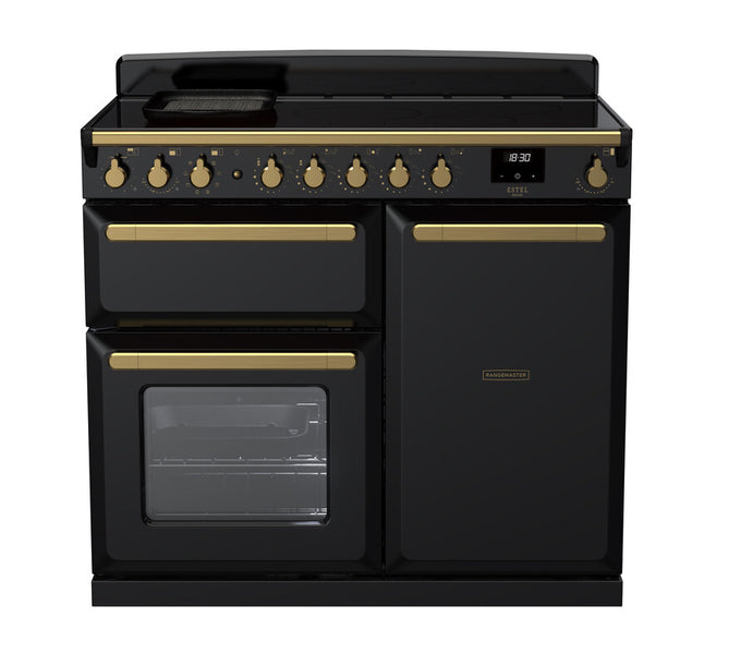 Rangemaster Induction Estel Deluxe 100cm Antique Brass Trim Keans Claremorris