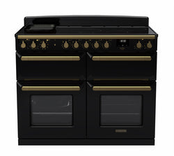 Rangemaster Induction Estel Deluxe 110cm Slow Cook Oven Antique Brass Trim Keans Claremorris