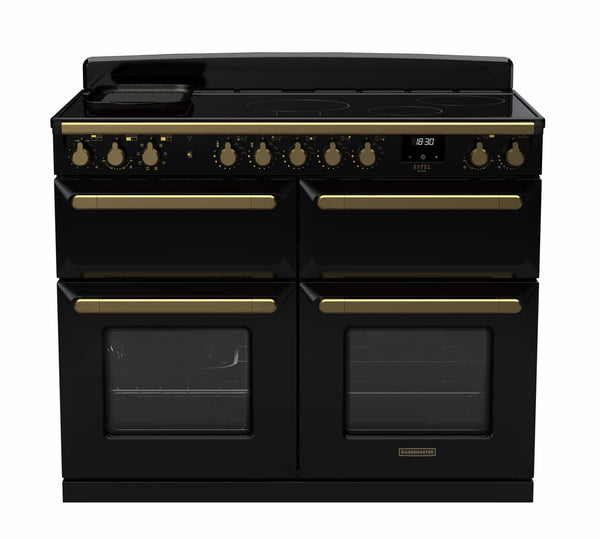 Rangemaster Induction Estel Deluxe 110cm Slow Cook Oven Antique Brass Trim Keans Claremorris