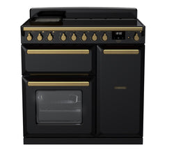 Rangemaster Induction Estel Deluxe 90cm Antique Brass Trim Keans Claremorris