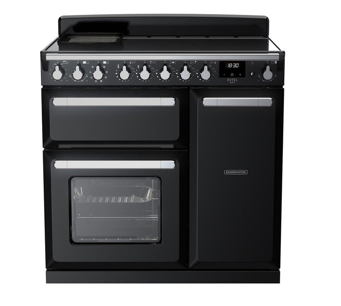 Rangemaster Induction Estel Deluxe 90cm Chrome Trim Keans Claremorris