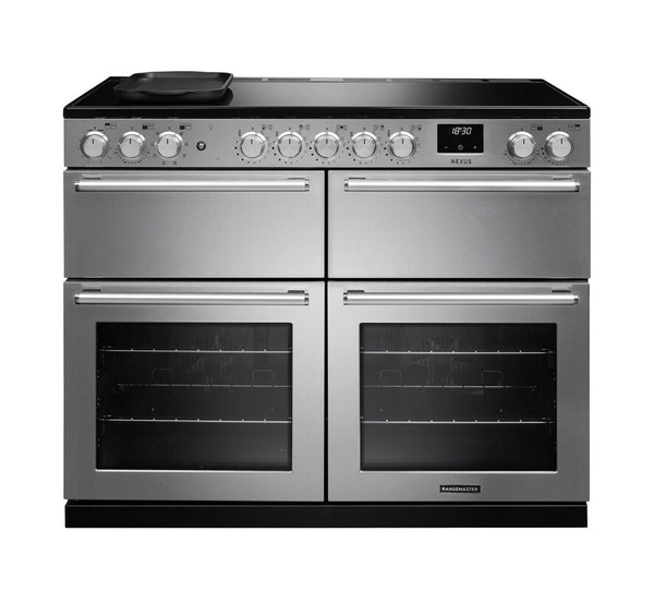 Rangemaster Nexus Induction 110cm Slow Cook Oven Chrome Trim Keans Claremorris