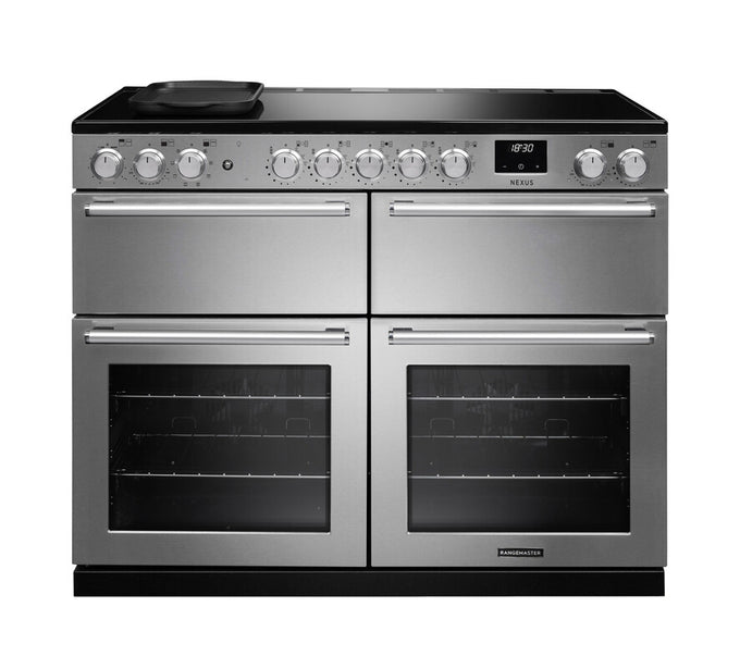 Rangemaster Nexus Induction 110cm Slow Cook Oven Chrome Trim Keans Claremorris