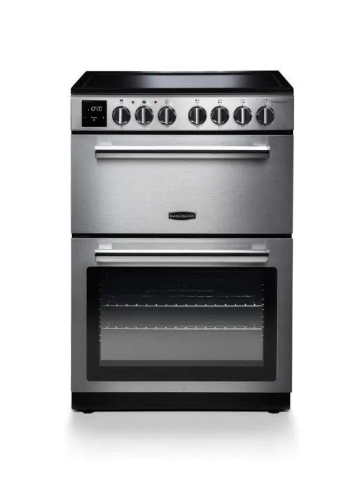 Rangemaster PROPL60ECSS/C 128180 Professional Plus 60cm Ceramic Cooker - STAINLESS/CHROME | Keans Claremorris