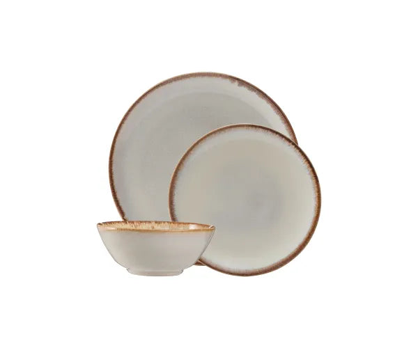 Reactive Cream 12 Piece Dinnerset Keans Claremorris