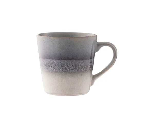 Reactive Fade Grey Mug, 400ml stoneware with unique glaze, microwave & dishwasher safe – Keans Claremorris