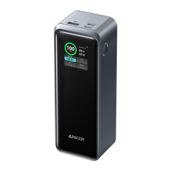 Anker Prime 27650mAh Power Bank with 250W output, smart display, 140W USB-C cable, TSA-approved, available at Kean’s