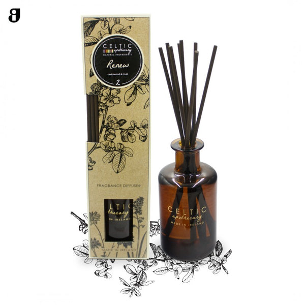 Renew – Cedarwood and musk  200ml  Diffuser Keans Claremorris