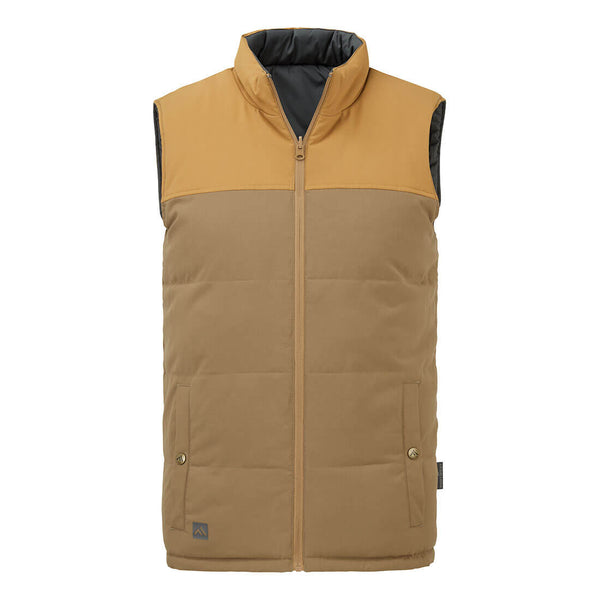 Reversible Gilet Coffee Brown Keans Claremorris