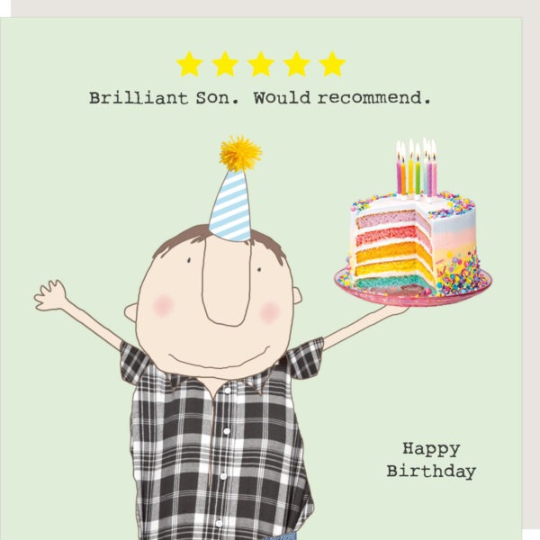 Rosie Made A Thing Five Star Son Birthday Card Keans Claremorris