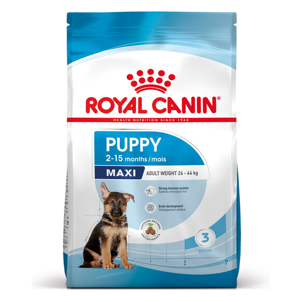 Royal Canin Maxi Puppy/Junior Dog Food for large breed puppies, supports immunity, brain, digestion - Keans Claremorris