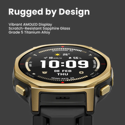 Amazfit T-Rex 3 Pro 48Mm - Black Gold| 146-W2443EU5N