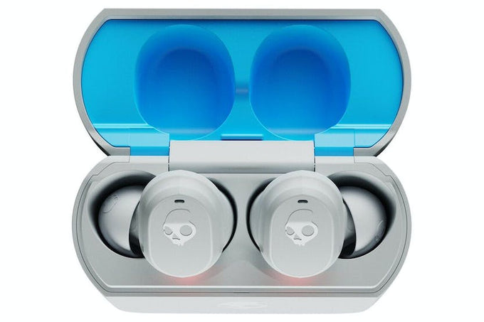 Skullcandy Mod True Wireless In-Ear Grey earbuds, wireless Bluetooth headphones, available at Keans Claremorris.