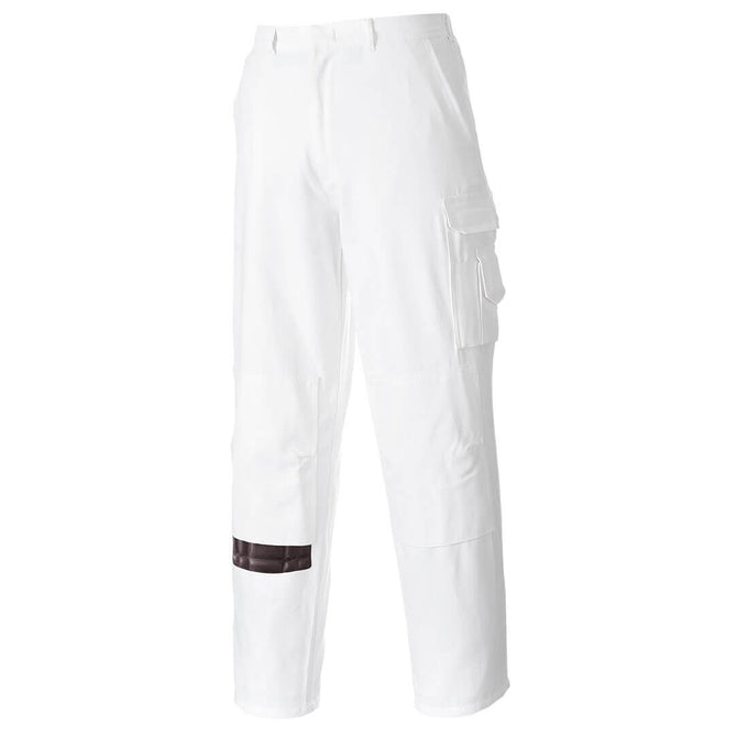 Portwest Painters Trousers - White - Image 1