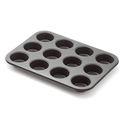 Stellar Eclipse 12 Cup Muffin Tin, aluminised steel, non-stick, rust-resistant, oven safe to 240°C – Keans Claremorris