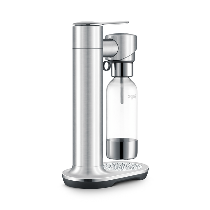 Sage InFizz Carbonator Stainless Steel soda maker, sleek design, durable build - available at Keans Claremorris.