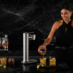 Sage InFizz Carbonator Stainless Steel soda maker, sleek design, durable build – available at Keans Claremorris.