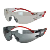Scan Flexi Spectacles Twin Pack clear and smoke lenses, impact resistant, anti-fog, UV protection – Keans Claremorris