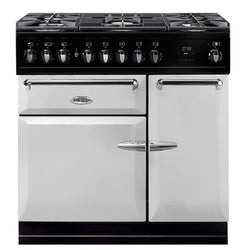 Stanley Supreme 90CM Dual Fuel Cooker with oven and gas burners - available at Keans Claremorris