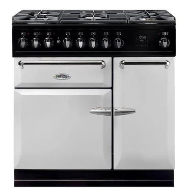 Stanley Supreme 90CM Dual Fuel Cooker with oven and gas burners - available at Keans Claremorris