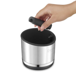Sage The Knock Box 10 Brushed stainless steel coffee grounds container | Keans Claremorris