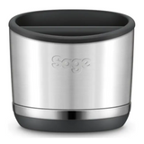 Sage The Knock Box 10 Brushed espresso puck disposal with removable knock bar, anti-slip base, compact design - Keans