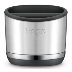 Sage The Knock Box 10 Brushed espresso puck disposal with removable knock bar, anti-slip base, compact design - Keans