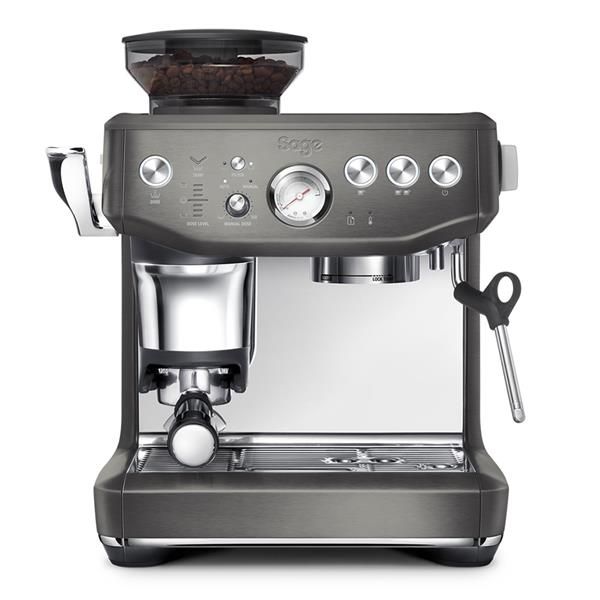 SAGE Barista Express Impress Bean to Cup Coffee Machine - Black Stainless Steel