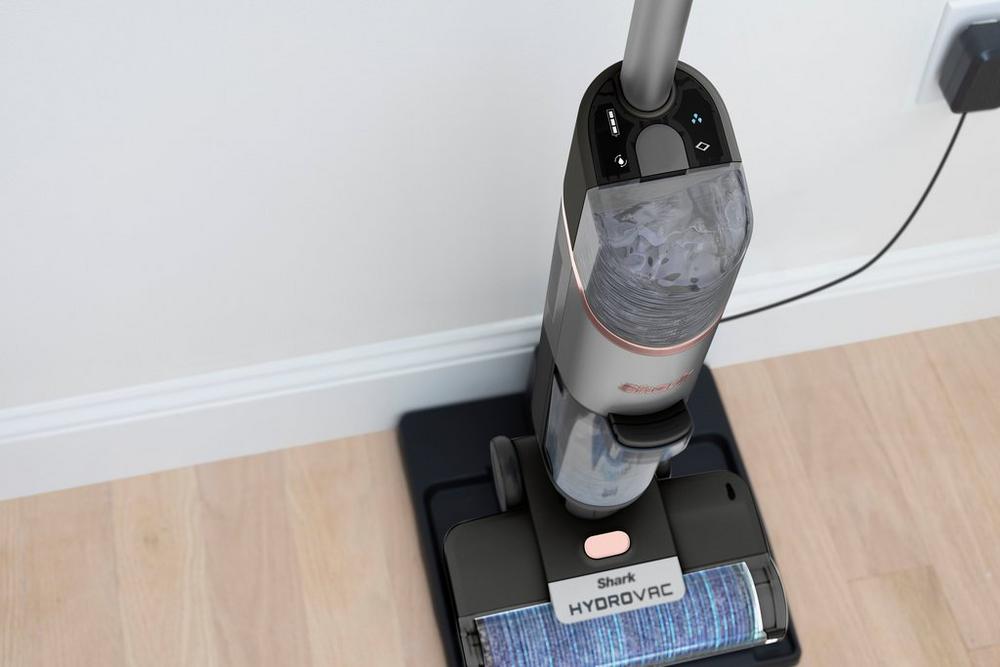 Shark WD210UK Hydro Cordless Vacuum in Charcoal Grey, powerful wet and dry cleaning, available at Keans Claremorris