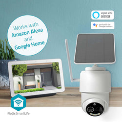 Nedis SmartLife Outdoor Camera 4G with Rechargeable Battery & Solar Panel | 418848