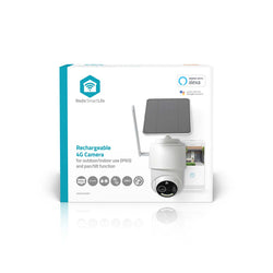 Nedis SmartLife Outdoor Camera 4G with Rechargeable Battery & Solar Panel | 418848