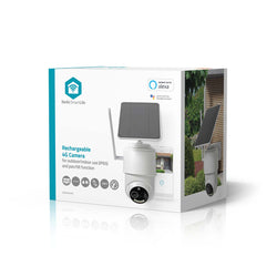 Nedis SmartLife Outdoor Camera 4G with Rechargeable Battery & Solar Panel | 418848