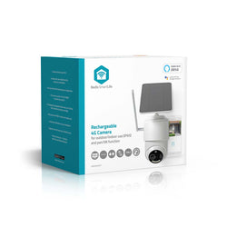 Nedis SmartLife Outdoor Camera 4G with Rechargeable Battery & Solar Panel | 418848