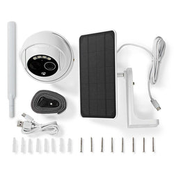 Nedis SmartLife Outdoor Camera 4G with Rechargeable Battery & Solar Panel | 418848
