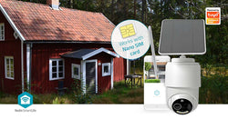 Nedis SmartLife Outdoor Camera 4G with Rechargeable Battery & Solar Panel | 418848