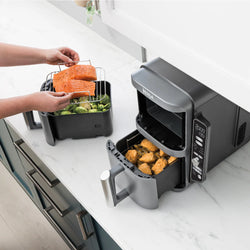 Ninja Foodi Stackable Air Fryer SL400UK, compact multi-layer design for efficient cooking, available at Keans Claremorris.