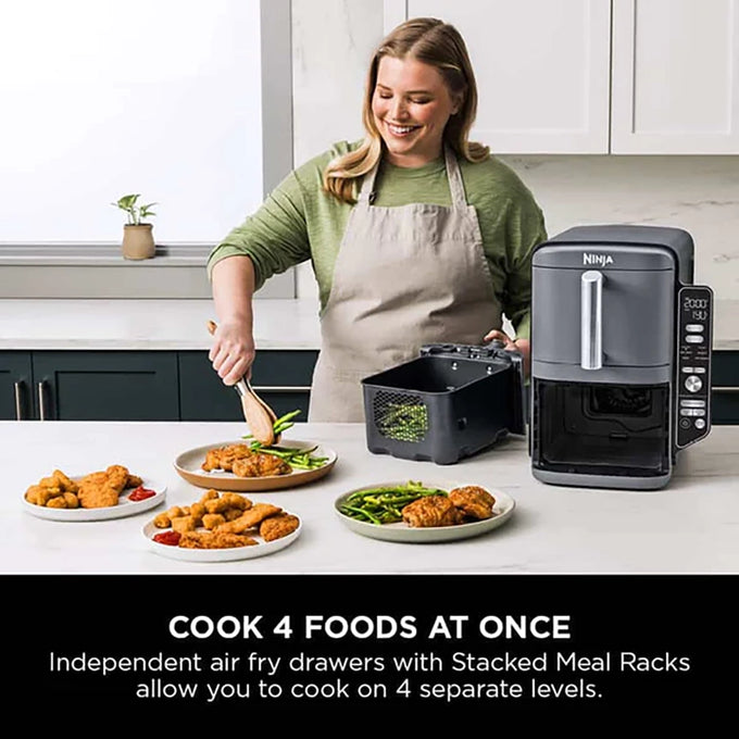 Ninja Foodi Stackable Air Fryer SL400UK, compact multi-layer design, available at Keans Claremorris.