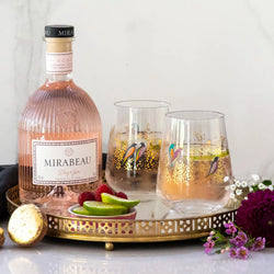 Sara Miller Chelsea Collection Set of 2 Glass Tumblers