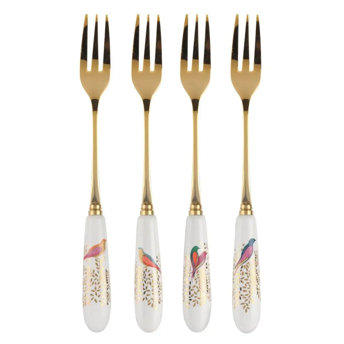 Sara Miller Chelsea Collection Pastry Fork Set – Set of 4 - Image 1