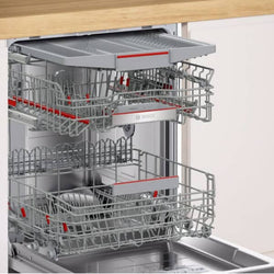 Bosch Series 6 Integrated Dishwasher SMD6YCX01G with efficient cleaning, quiet operation - available at Keans Claremorris