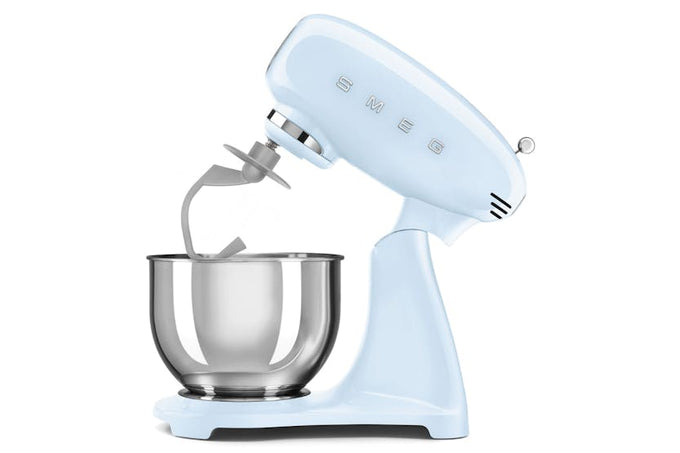 Smeg 50's Retro Style Stand Mixer in Pastel Blue SMF03PBUK – Vintage Design, Keans Claremorris