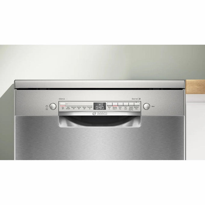 Bosch Series 2 60CM Silver Inox Freestanding Dishwasher SMS2HVI67G - Efficient Cleaning | Keans Claremorris
