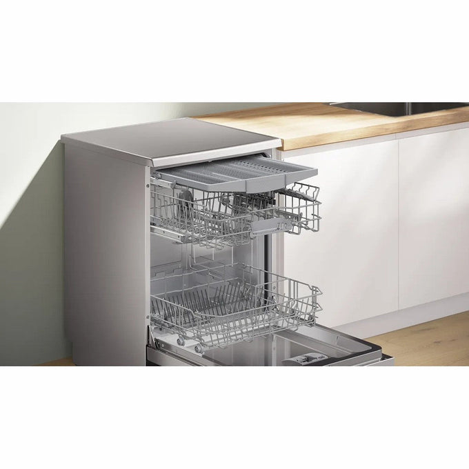 Bosch Series 2 60CM Silver Inox Freestanding Dishwasher SMS2HVI67G - Efficient Cleaning | Keans Claremorris